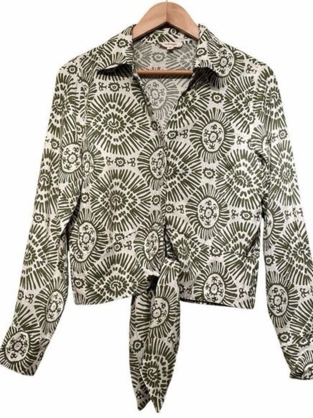 Haute Hippie STYLE cropped blouse - Size xl